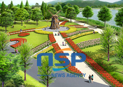NSP통신-順天湾国際庭園博覧会2013のメイン会場に入るオランダ庭園のイメージ図。