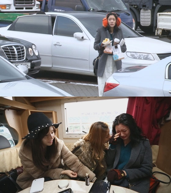 [NSP PHOTO]클라라, 방송 녹화 중 눈물 펑펑 사연은?