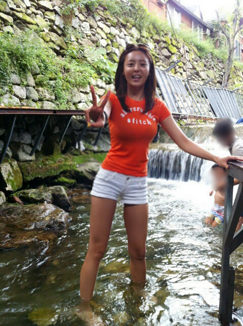 [NSP PHOTO]강예진, 계곡 속 볼륨 몸매 자랑 후끈함에 추위가 스르륵