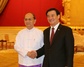 [NSP PHOTO]South Korean National Assembly Speaker Kang Chang-hee Meets with Myanmar President Thein Sein