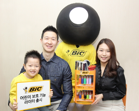 [NSP PHOTO]빅프로덕트, 안전인증 획득한 어린이 보호기능 라이터 3종 내놔