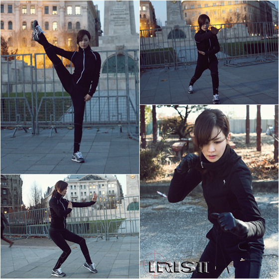 [NSP PHOTO]아이리스2 이다해, 남다른 액션 열정…이른 새벽 헝가리 한복판서 다리 쫙