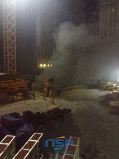 NSP통신-Hỏa hoạn đã được trấn áp bởi đội phòng cháy chữa cháy Joongbu
