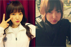 [NSP NEWS Image]조우리 깜찍 2종 귀요미 셀카로 일말 본방사수 독려
