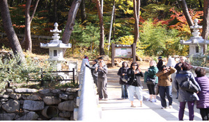 [NSP PHOTO]대장경 축전행사장 한국관광공사 이참 사장 방문 팸투어