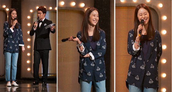 [NSP PHOTO]백지영, 히든싱어 녹화장 시종일관 행복미소…정석원과 결혼, 이유있었네