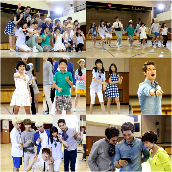 [NSP PHOTO]여왕의 교실 뮤비 제작, 샤이니와 출연진 총출동 눈길