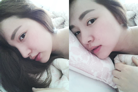 [NSP PHOTO]민송아 침대셀카, 굴욕없는 청순 민낯 정말 애 엄마야?