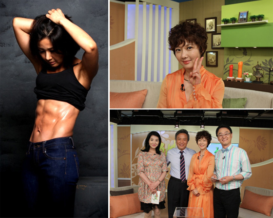 [NSP PHOTO]조은숙, 초콜릿 왕자 복근 유지 비법은?…운동도 배역 몰입하듯