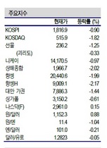 [NSP PHOTO]증시동향, 삼성전자 향후 실적 우려감 관련 IT주 하락…환율↑