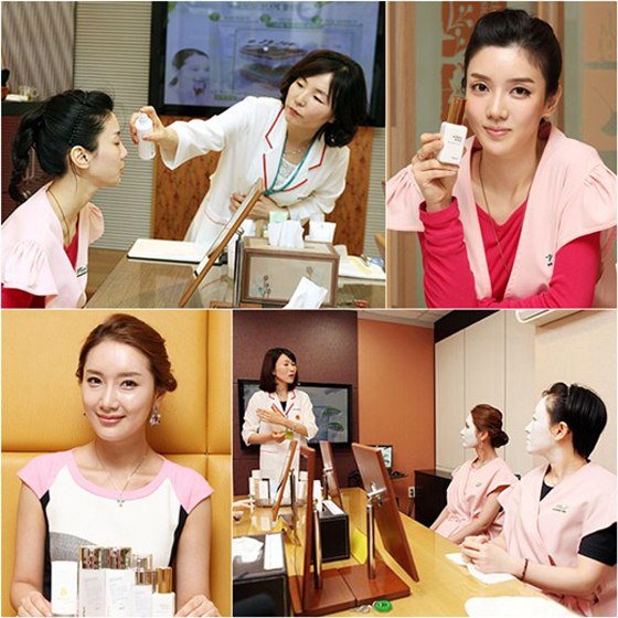[NSP PHOTO]정예지-박미란 근황, 뷰티존서 여유로운 얼굴가꾸기 뷰티체험