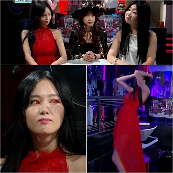 [NSP PHOTO]오초희, D컵 글래머의 시스루룩 섹시 웨이브 아찔