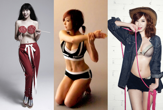 [NSP PHOTO]오지은 vs 정다연 vs 전효성, 세대 초월 섹시 글래머 몸매 대결 승자는?