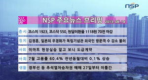 [NSP PHOTO][NSP TV] NSP 주요뉴스 브리핑 7월 고용률 60.4% 전년동월대비 0.1% 상승