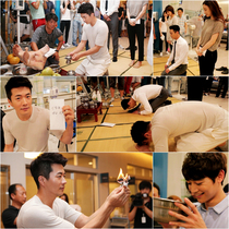 [NSP NEWS Image]메디컬 탑팀 대박 기원 고사 현장 공개권상우-정려원 등 배우 총 출동