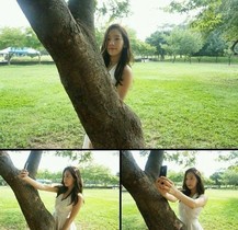 [NSP PHOTO]少女時代テヨン清純美人ポーズ自然と共に