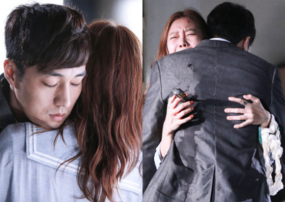 [NSP PHOTO]주군의 태양 소지섭-공효진, 눈감은 주군 · 오열하는 태양 핏빛 포옹 왜?