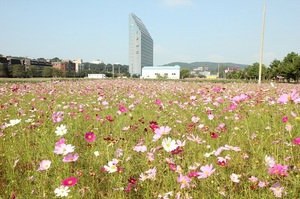 [NSP PHOTO]아산시 도고면, 공원조성 및 제초작업 실시