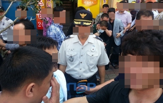 [NSP PHOTO]광양경찰, 광영 단란주점 살인사건 현장검증 실시