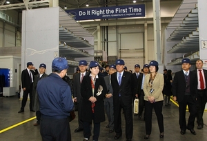 [NSP PHOTO]강창희 의장, 러시아 현대차 공장 근로자 격려차 방문