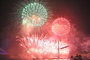 [NSP PHOTO]부산불꽃축제, 가을밤을 사랑으로 수놓다