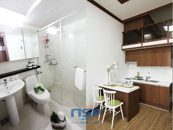NSP통신-부산 하단시티파크는 각실마다 세탁기와 가스레인지 붙박이장 샤워부스 등 내구성과 디자인을 동시에 갖춘 시설로 구성돼 있다.