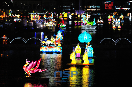 NSP통신-晋州南江流灯祭りが11日間の開催期間を終え世界にむけて跳躍しようとしている。