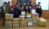 [NSP PHOTO]순천여중, 행복 바이러스 지구촌 파급 훈훈