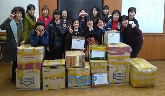 NSP통신-순천여자중학교의 행복바이러스 모두가 환하게 웃고 있다 (순천여자중학교)