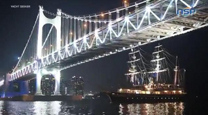 [NSP PHOTO][NSPTV] Busans top tourist atrraction Gwangan bridge becomes Koreas diamond bridge