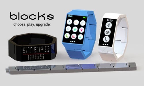 NSP통신-Blocksが公開したThe Modular　Smartwatch試作品模型. <Blocksホームページ提供>