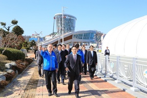 [NSP PHOTO]완도군, 실국장 현장토론회 열어... 도청 개청이래 시군 최초