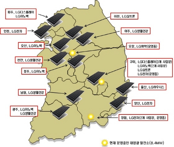 NSP통신-LG 전국 사업장 지붕형 태양광 발전소 구축 계획 및 현황 (LG 제공)