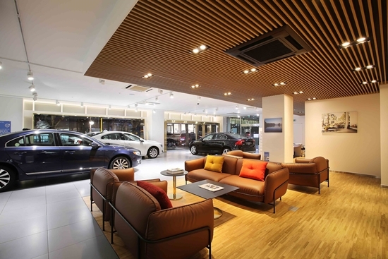 NSP통신-볼보자동차 서초전시장 내부