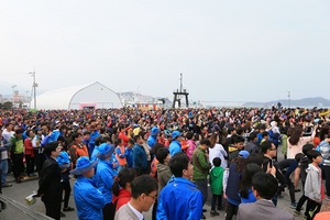 [NSP PHOTO][완도해조류박람회]개장 첫주말 8만5천명 관람·교통혼잡도 없어