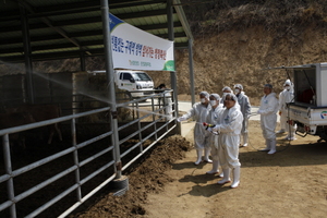 [NSP PHOTO]북한 구제역, 휴전선서 막는다