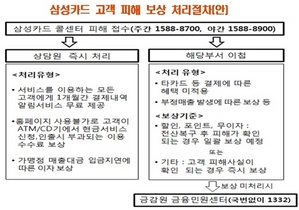 [NSP PHOTO]금감원, 전산센터 화재 삼성카드 고객 피해 구제