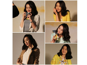 [NSP PHOTO]수애 치명적 보조개 미소 5종 세트로  포승