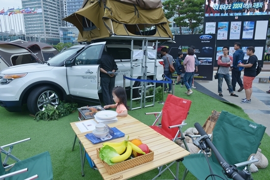 NSP통신-부산국제모터쇼 실외 전시장