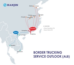 [NSP PHOTO]한진, 중국·동남아 ALB 국경운송 본격 시동