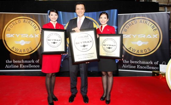 NSP통신-스카이트랙스 2014년 세계 최고 항공사 상을 수상한 아이반 추(Ivan Chu) 캐세이패시픽 최고경영자.