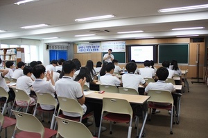 [NSP PHOTO]전북중기청, 부안여상서 비즈쿨 재능기부