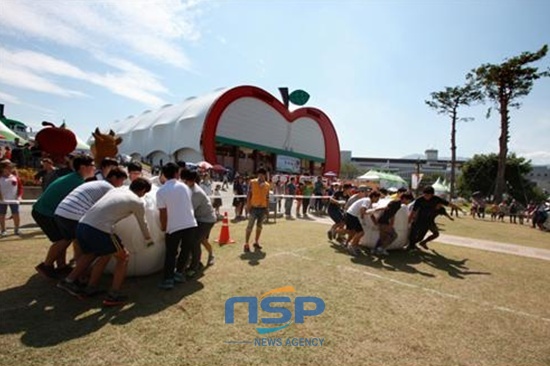 NSP통신-힘 한번 쓰시고 맛있는 장수한우 드세요 (장수군)