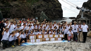 [NSP PHOTO]독도사랑회,  제1회 경기도민 독도 탐방 성공적 완수