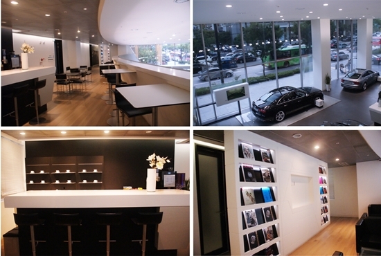 NSP통신-카페형 고객 라운지를 운영중인 위본모터스의 아우디 서초전시장 전경