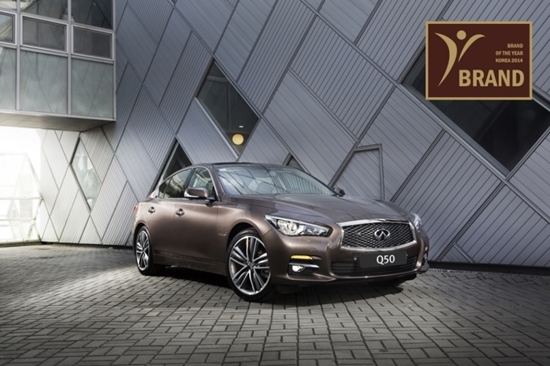 NSP통신-한국소비자브랜드위원회(이하 소비자브랜드위)가 주최한 2014 올해의 브랜드 대상에 선정된 인피니티 Q50