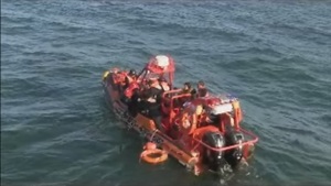 [NSP PHOTO]군산 앞바다 레저보트 2척 전복·침몰, 10명 전원 구조 영상