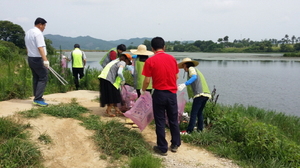 [NSP PHOTO]농어촌公 곡성지사, 내 고향 물 살리기 환경정화행사 실시