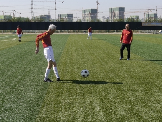 NSP통신-제1회 한국장수축구협회 회장기 전국대회 경기 장면