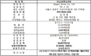 [NSP PHOTO]슈피겐코리아, 코스닥시장 신규상장…소형 모바일기기 액세서리 개발·판매